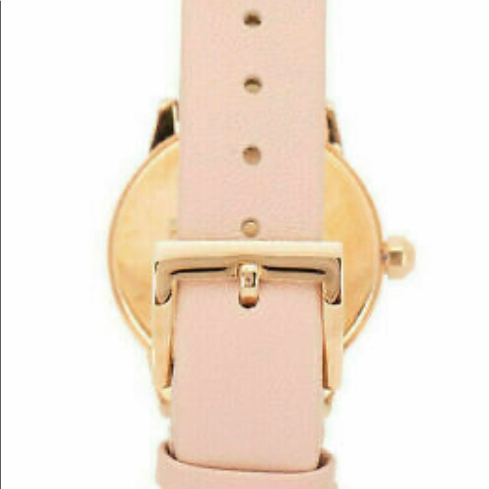 NIB Tory Burch Pink Leather Band Watch. - Picture 5 of 6
